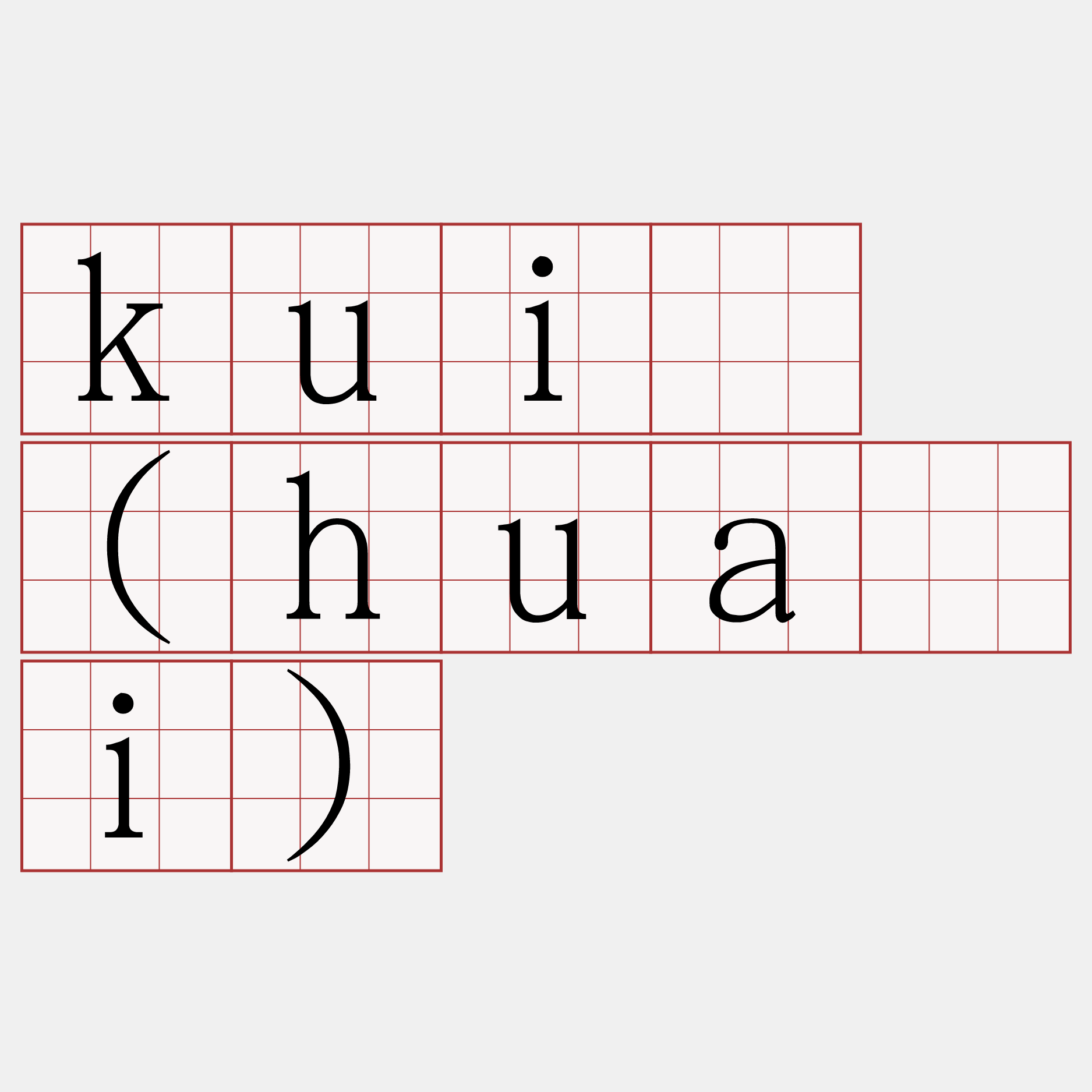 kuī (huâi)
